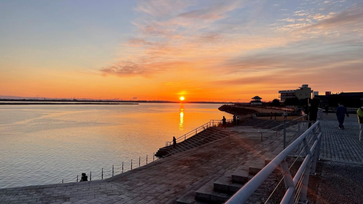 桑名市住吉神社日の出＋多度大社初詣で40kmの走り込みを実施