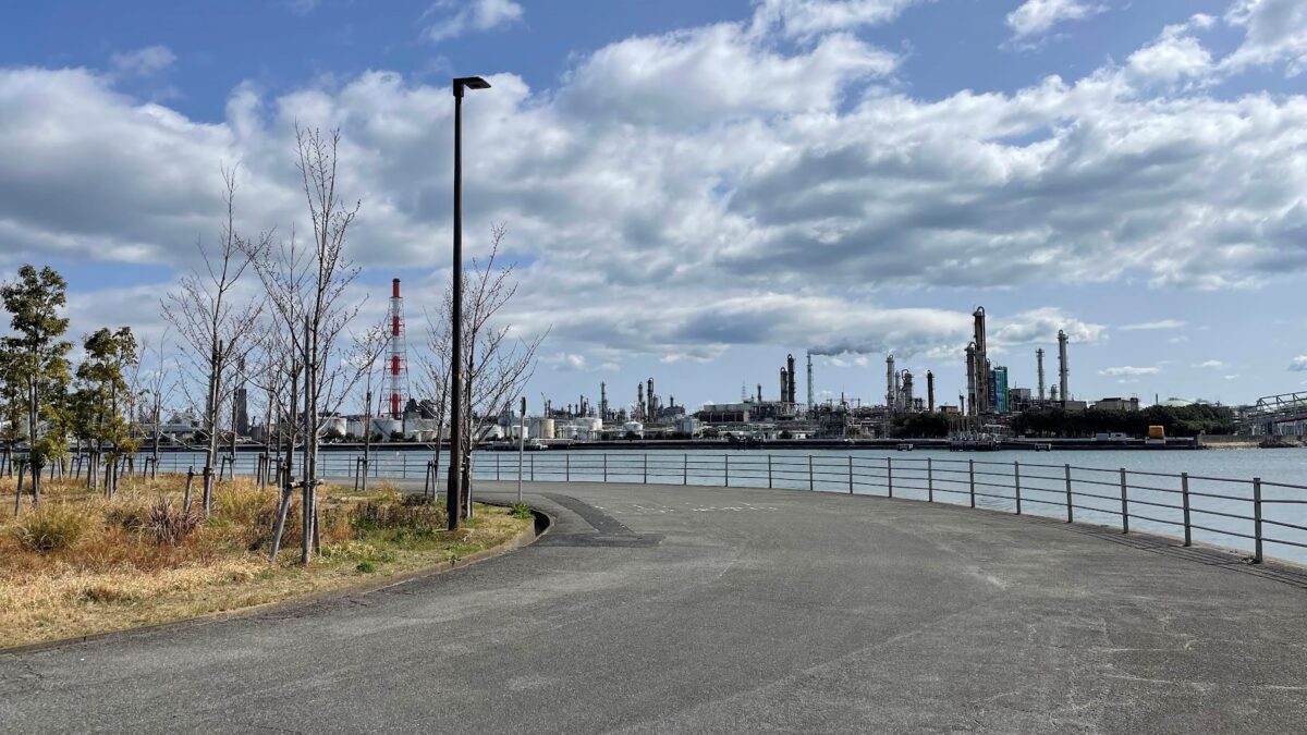 霞ヶ浦緑地公園にて別府大分マラソンオンラインイベントに参加