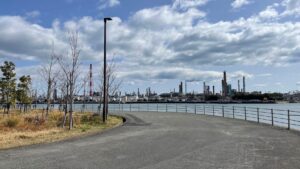 霞ヶ浦緑地公園にて別府大分マラソンオンラインイベントに参加