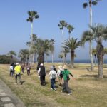今年度最後の三重県ウオーキング協会指導者派遣は南国情緒ただよう御浜町