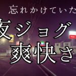 久しぶりの夜ジョグは予想以上に気持ちよく自然とペースアップする展開に