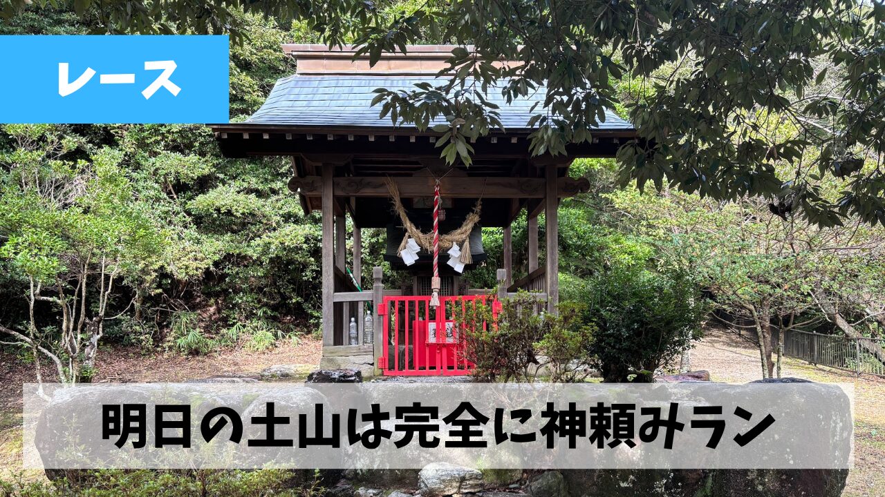 伊坂丹生水神にて土山マラソン42.195㎞完走という極めてシンプルな内容を祈願