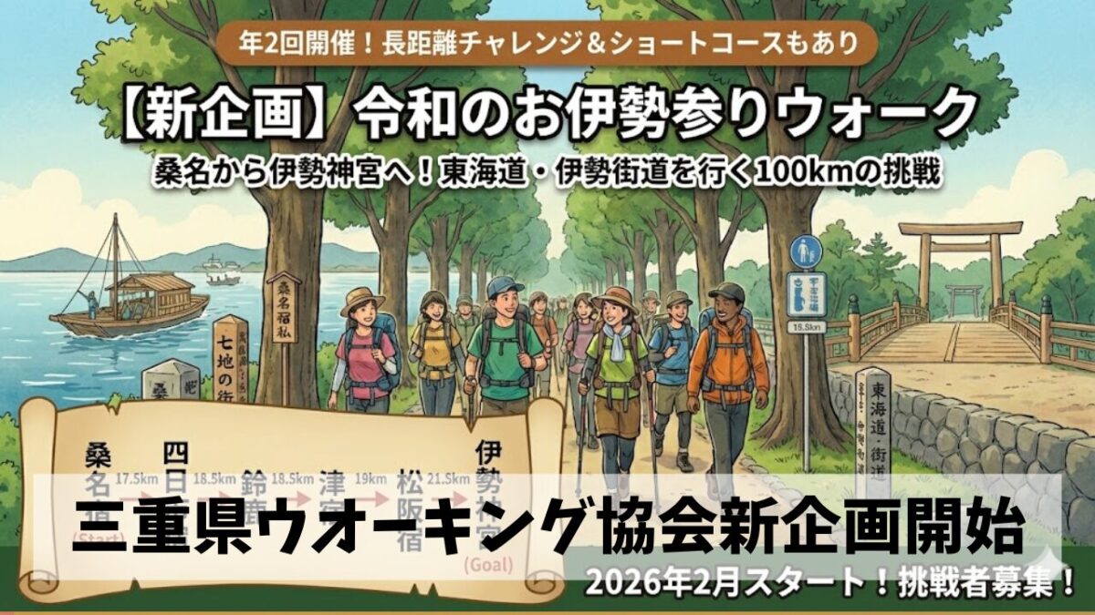 三重県ウオーキング協会の今後の命運を握るかもしれない2大新企画成功に向けて