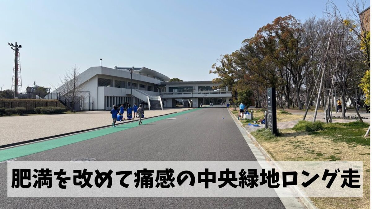 肥満による不便さをあらためて痛感させられた中央緑地トリムコースロング走