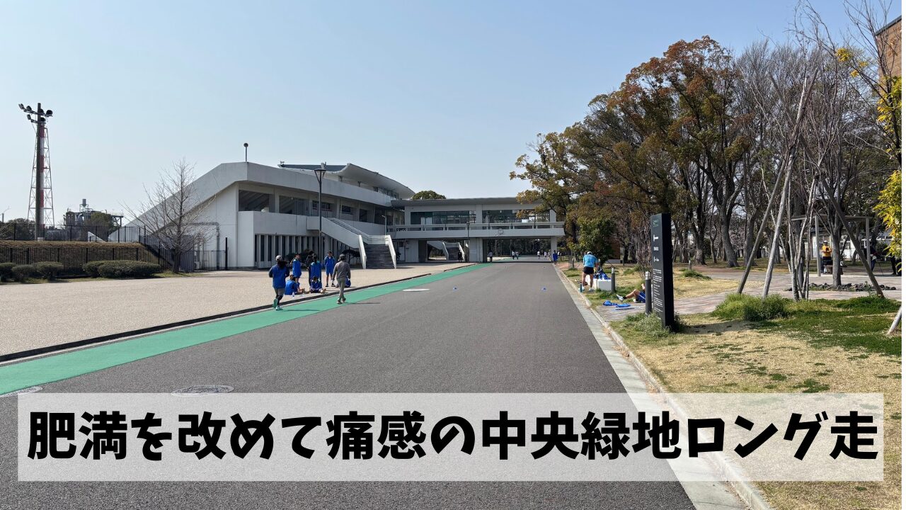 肥満による不便さをあらためて痛感させられた中央緑地トリムコースロング走